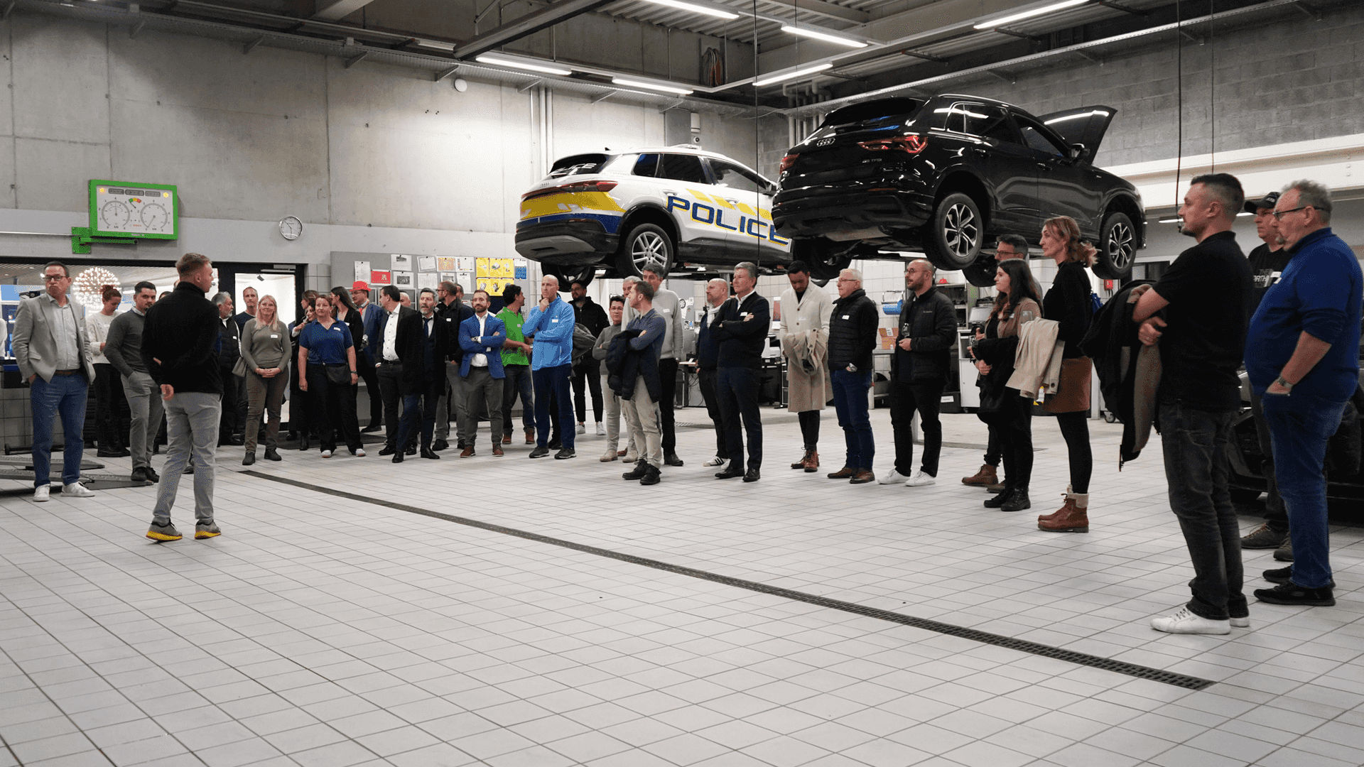 Visite atelier Autocorner Audi Sion