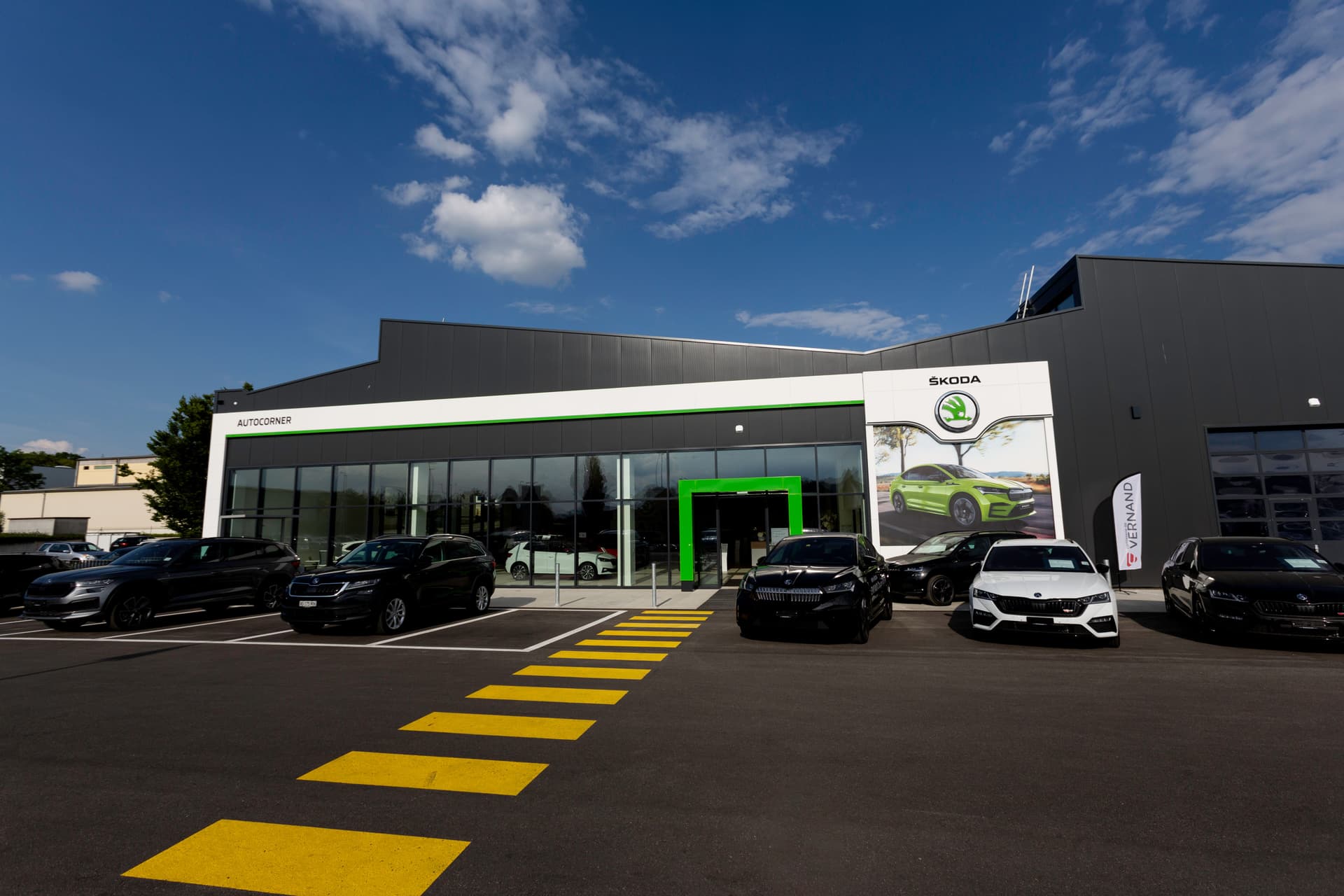 Façade Skoda Romanel